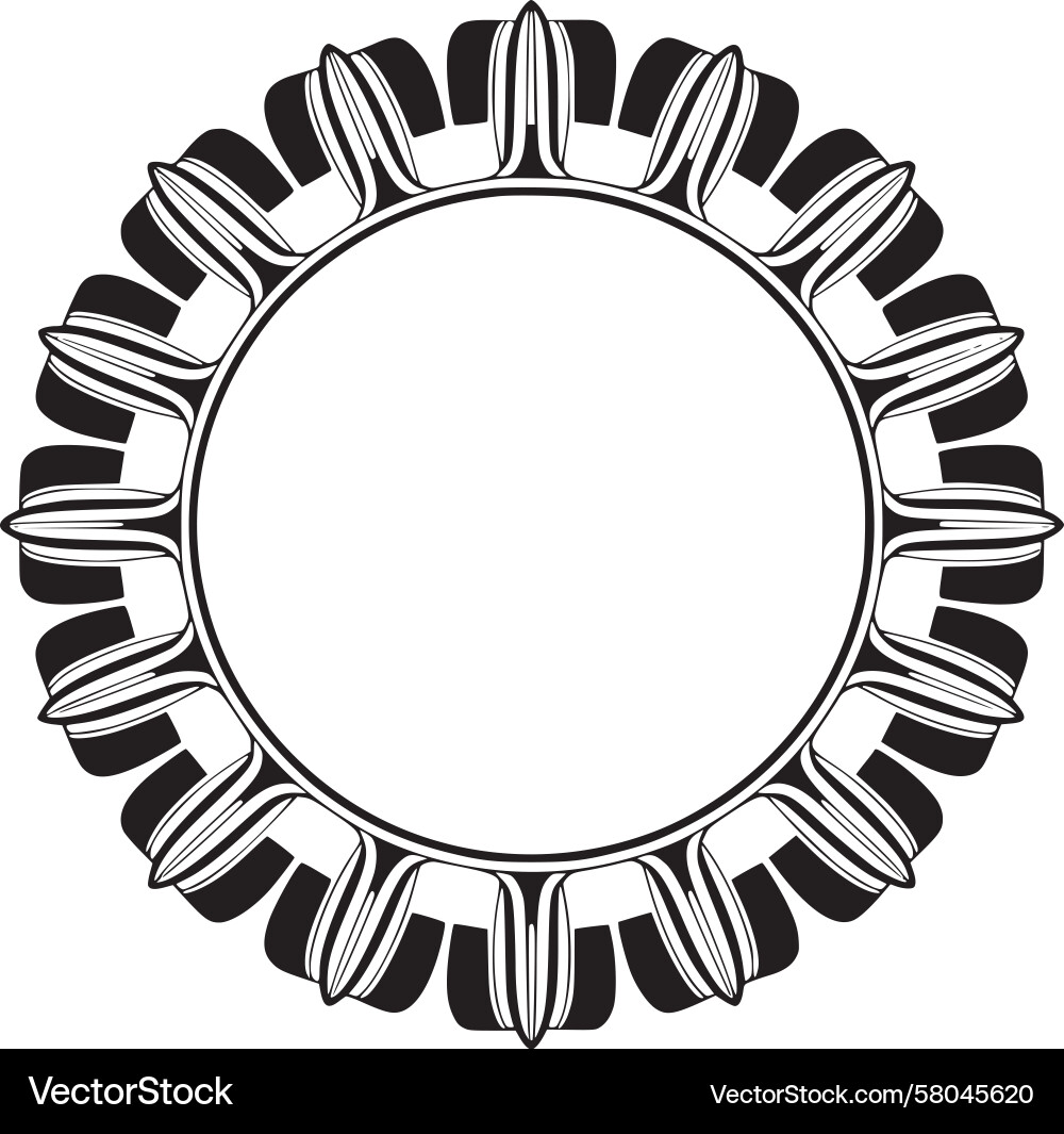Intricate Circle Pattern Vector Image