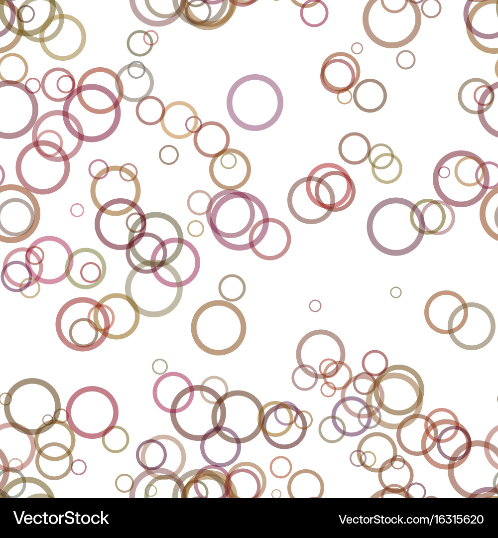 Seamless geometrical circle pattern background Vector Image