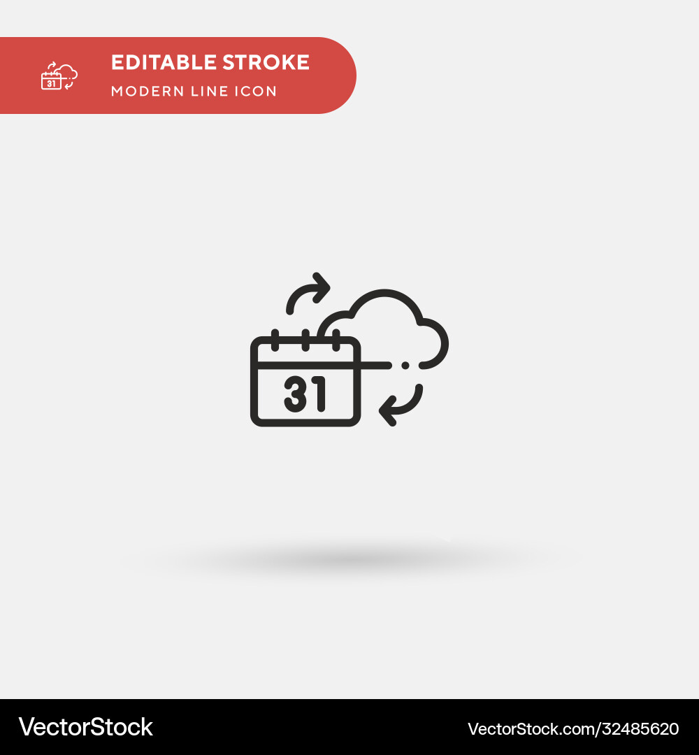 Synchronization simple icon Synchronization simple icon Vector Image