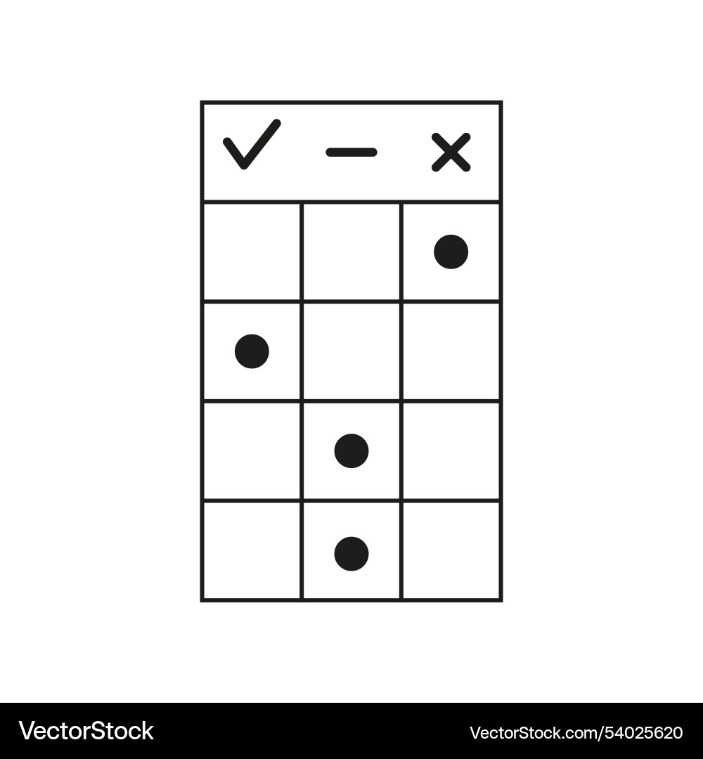 Tic tac toe icon grid with symbols circle vector image