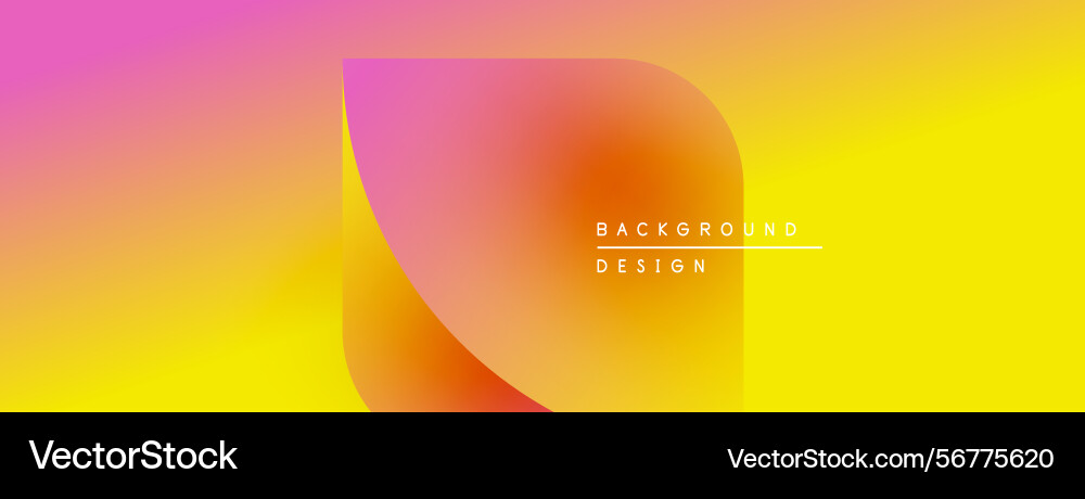 Vibrant gradient background features abstract vector image