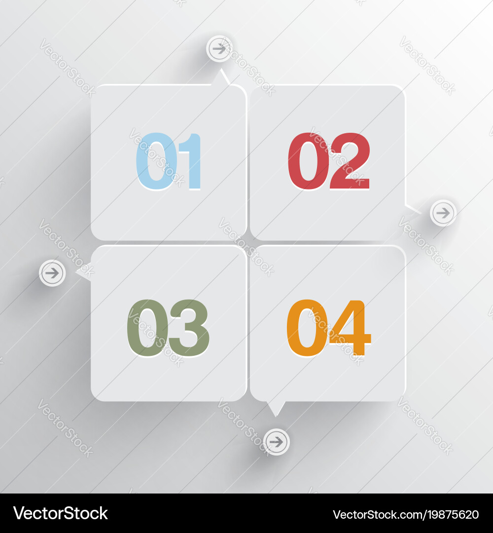 Website Layout Elements Vector Image