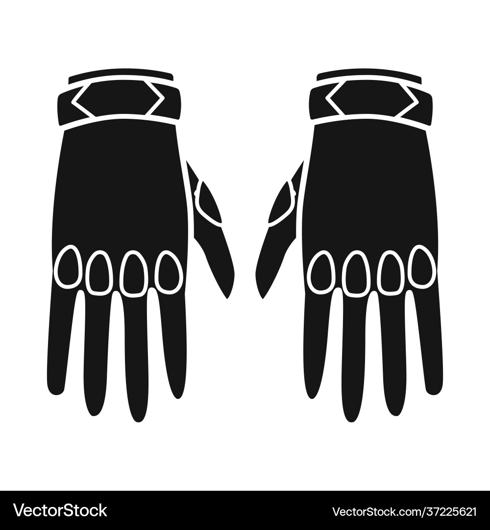 Design gloves and dive logo web element Vector Image