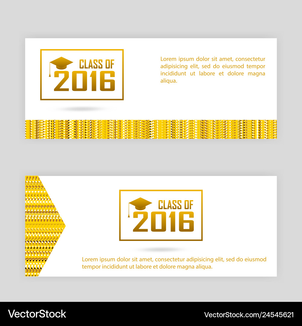 Golden badge of a graduating class in 2016 Golden badge of a graduating class in 2016 Vector Image