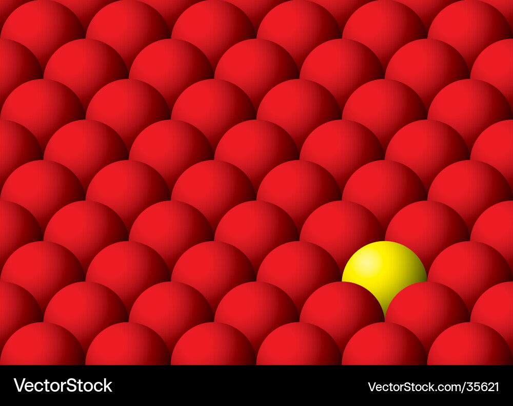 Red Circles of Isolation vector image