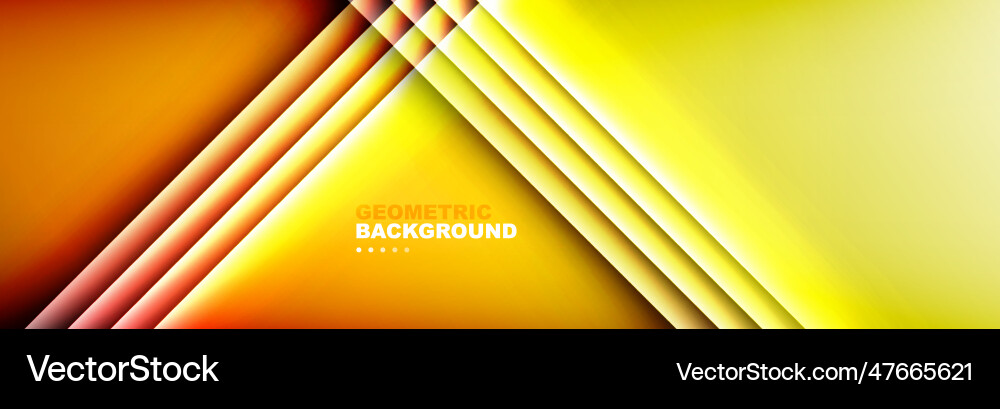 Shadow lines on gradient geometric abstract Vector Image