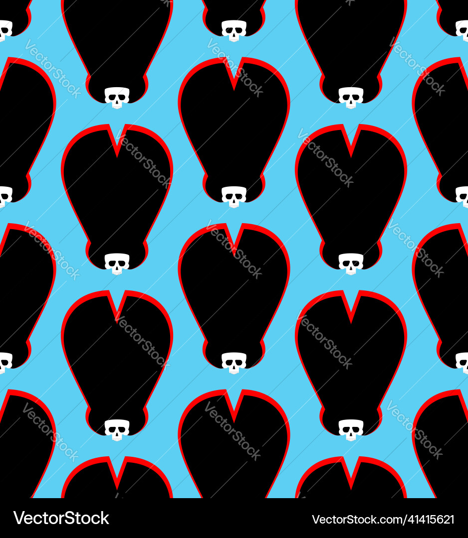 Skull pirate in hat pattern seamless background Skull pirate in hat pattern seamless background Vector Image