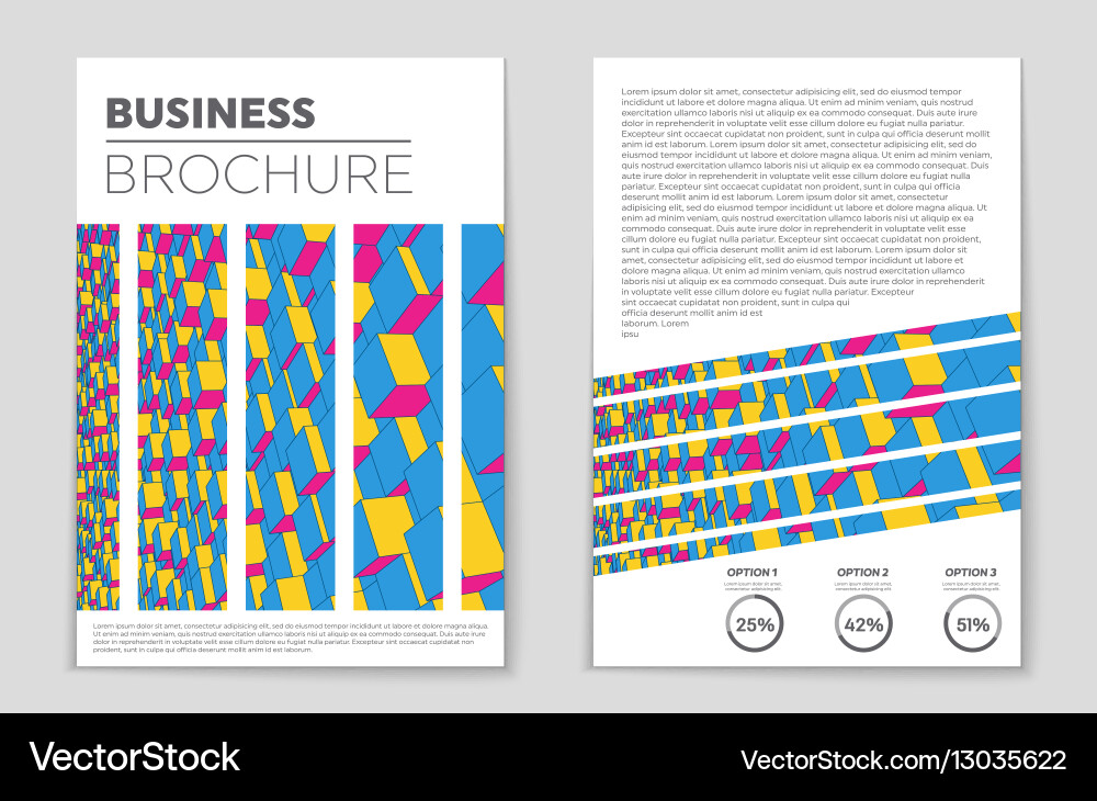 Abstract layout background set for art Vector Image