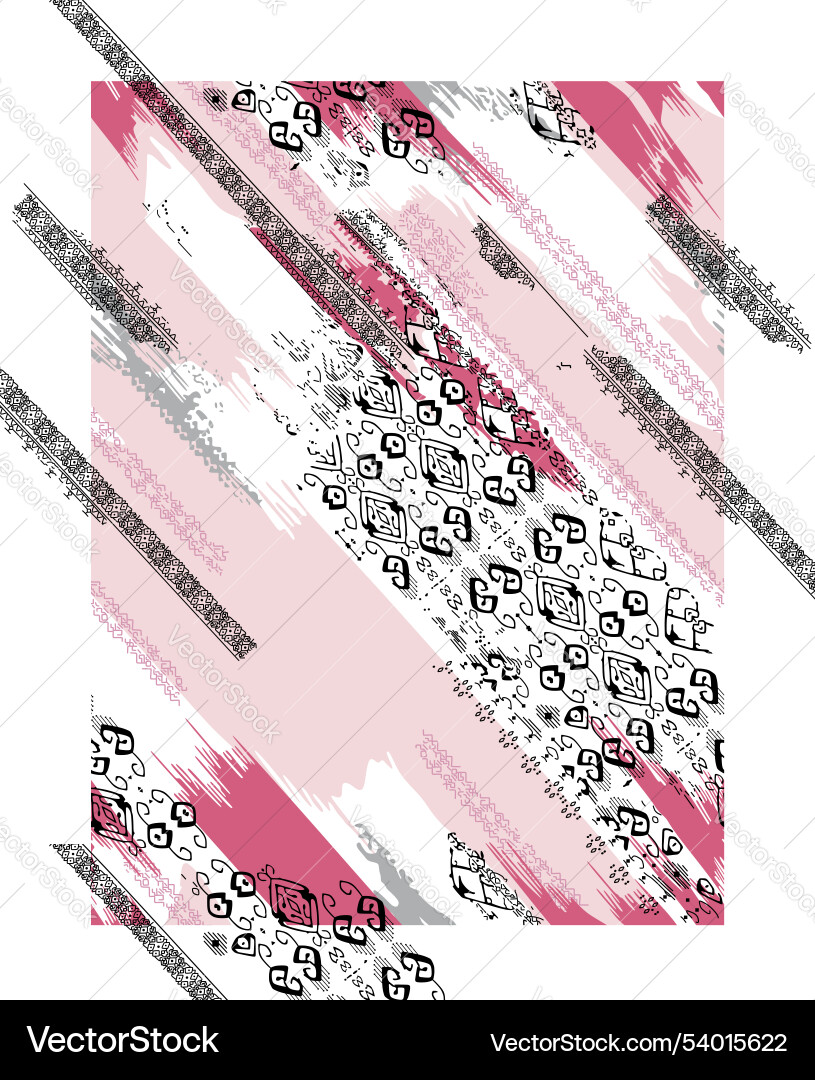 Abstract seamless pattern vector image