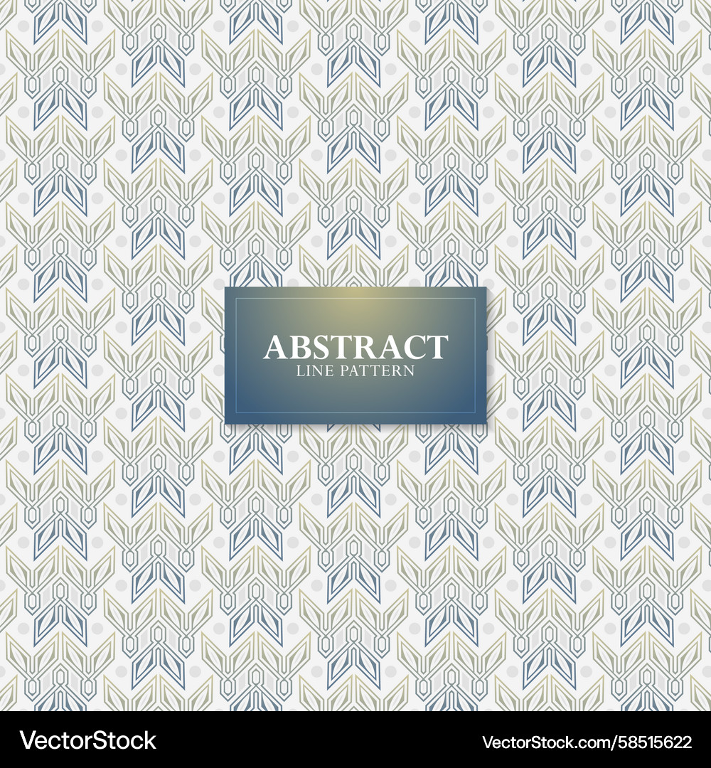 Geometric Line Pattern Vector Image
