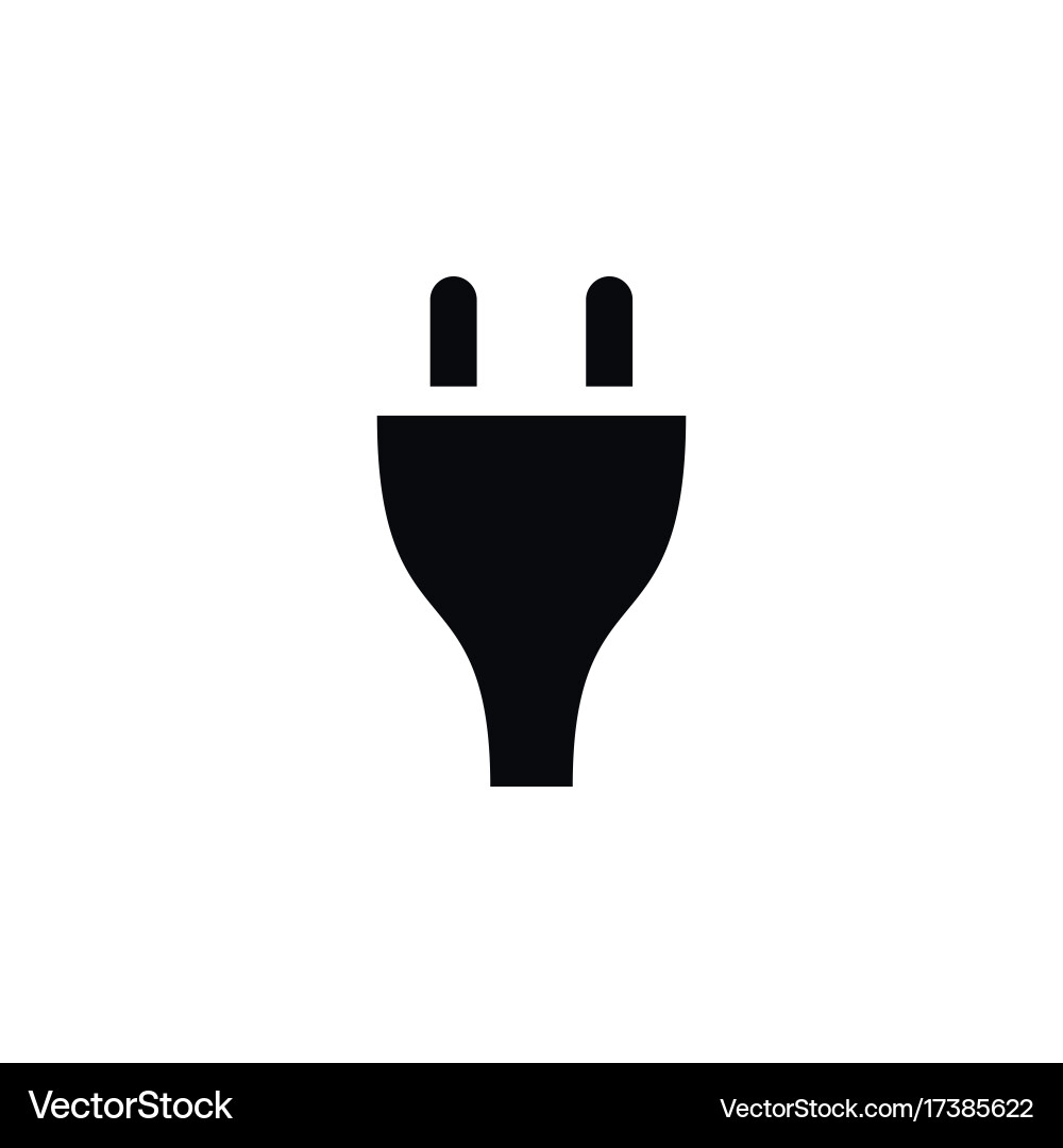 Isolated wire icon cord element can Vector Image