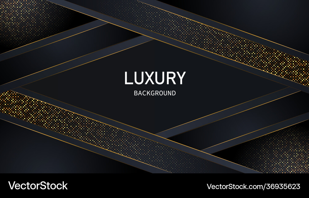 Dark abstract background with black overlap layers Dark abstract background with black overlap layers Vector Image