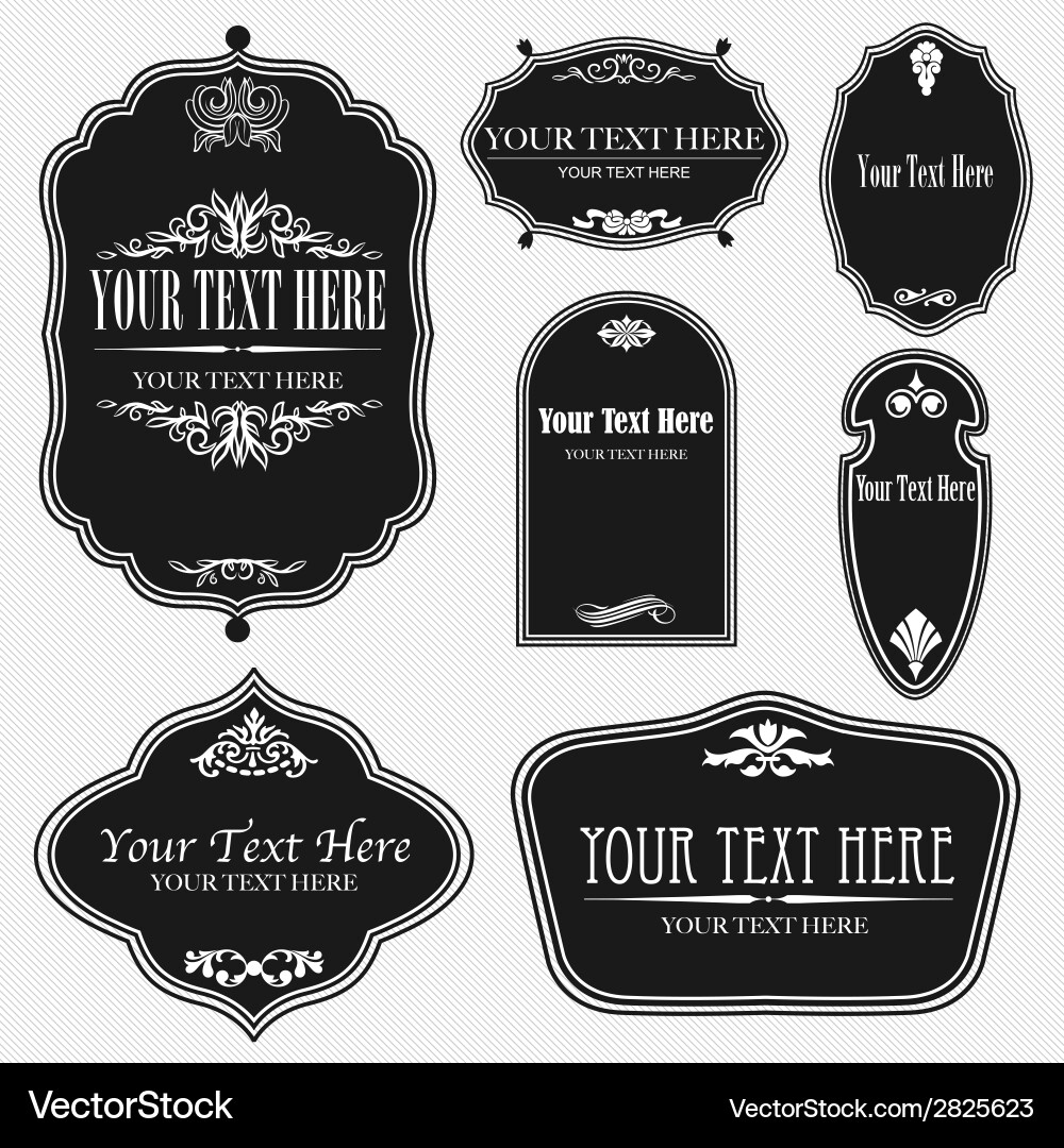 Frames decoration Royalty Free Vector Image - VectorStock