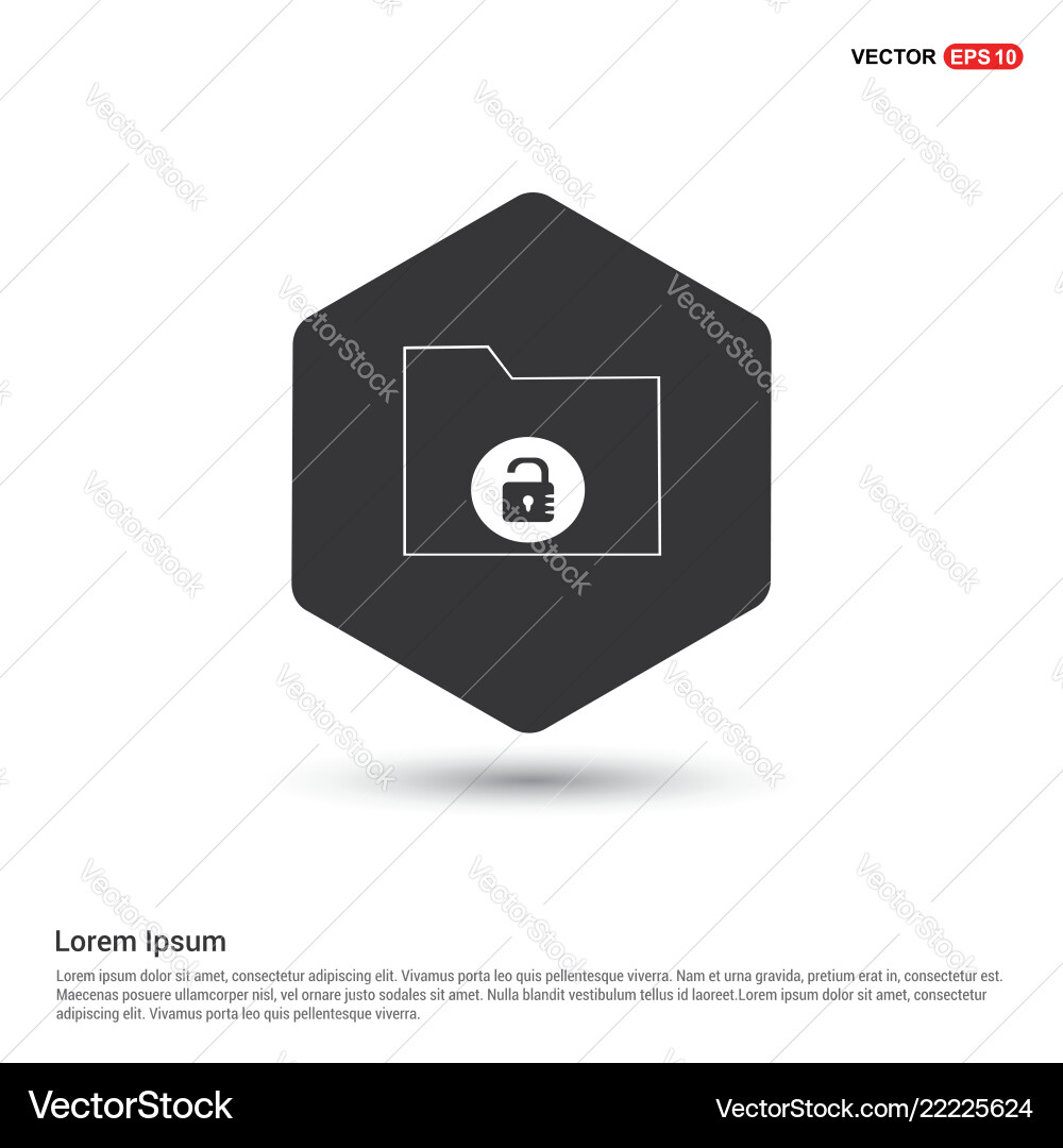 Computer folder icon Vector Image
