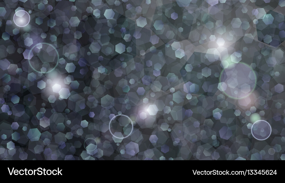 Gray Hexagon Pattern Background vector image