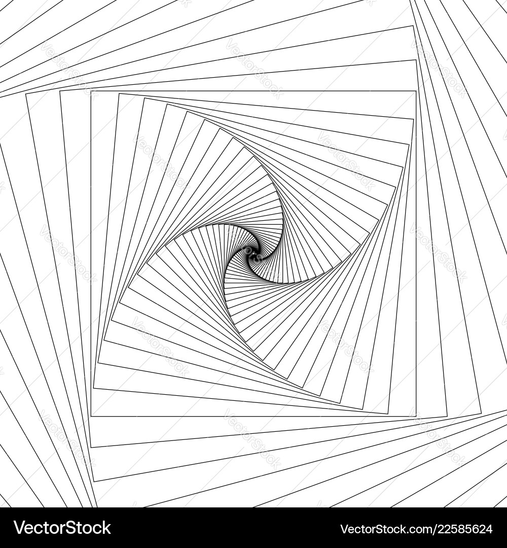 Ripple pattern with concentric squares - circular Ripple pattern with concentric squares - circular Vector Image