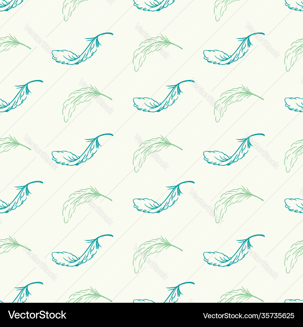 Abstract repeat background pattern with green Vector Image