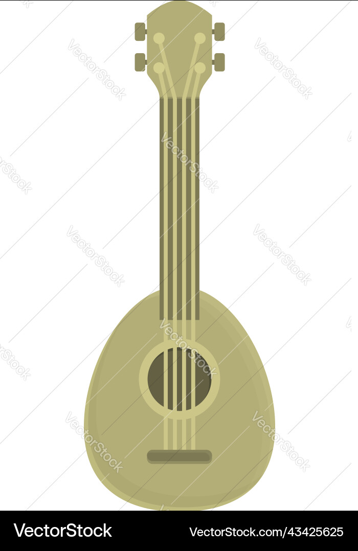 Bass ukulele Ikone Cartoon Gitarre Bass ukulele Ikone Cartoon Gitarre vektorbild