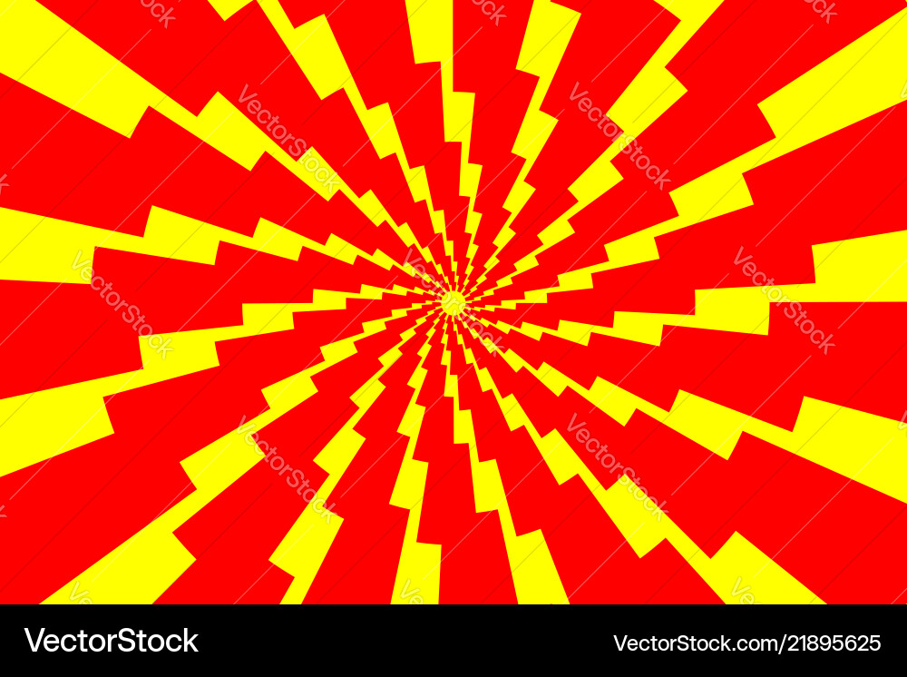 Lightning bolt - abstract geometric pattern Vector Image