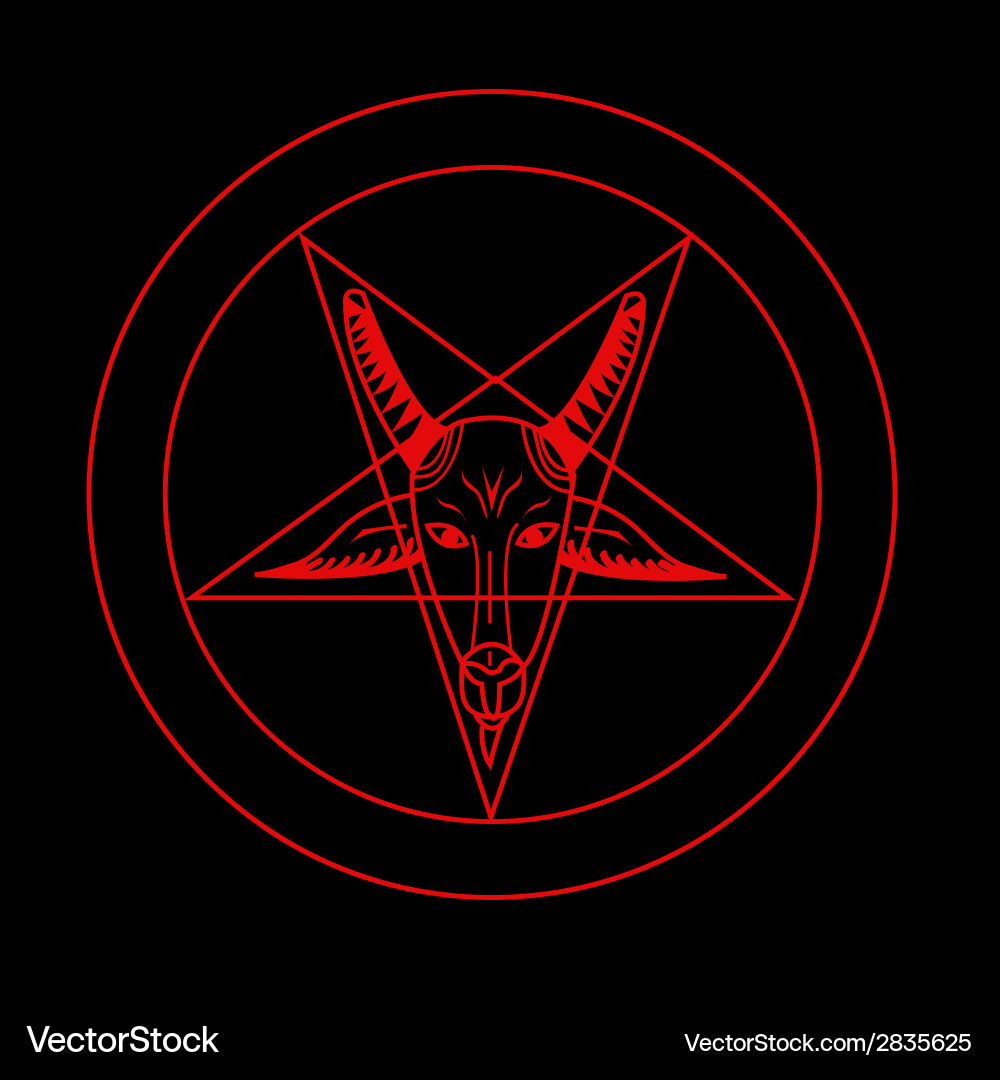 Pentagramm Symbol Lizenzfreies Vektorbild - VectorStock