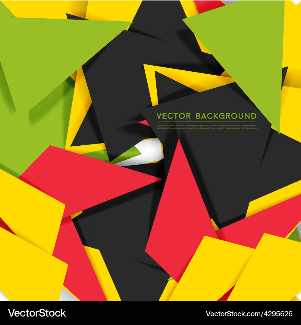 Background abstract polygon triangles Vector Image