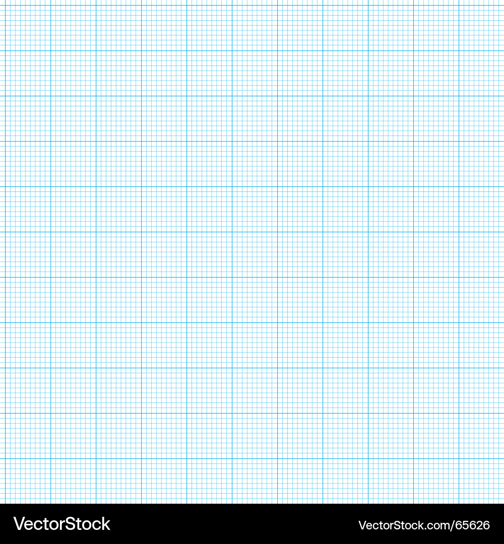 Blue Grid Paper vector image