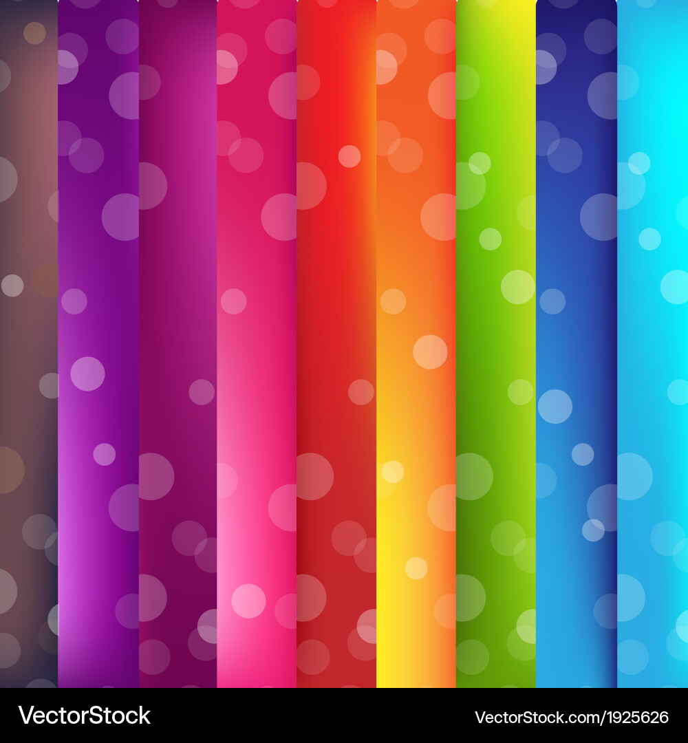 Colorful background with bokeh Vector Image