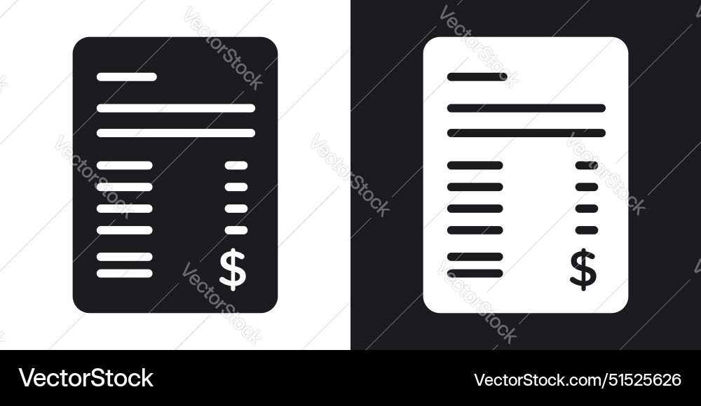 File invoice icon Royalty Free Vector Image - VectorStock