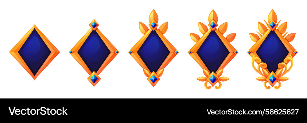 Burning asteroid animation sequence Vector Image