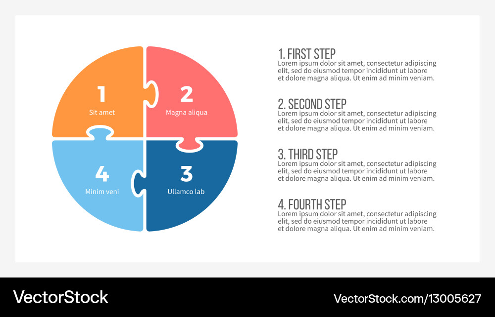 Data Analysis Presentation Template vector image
