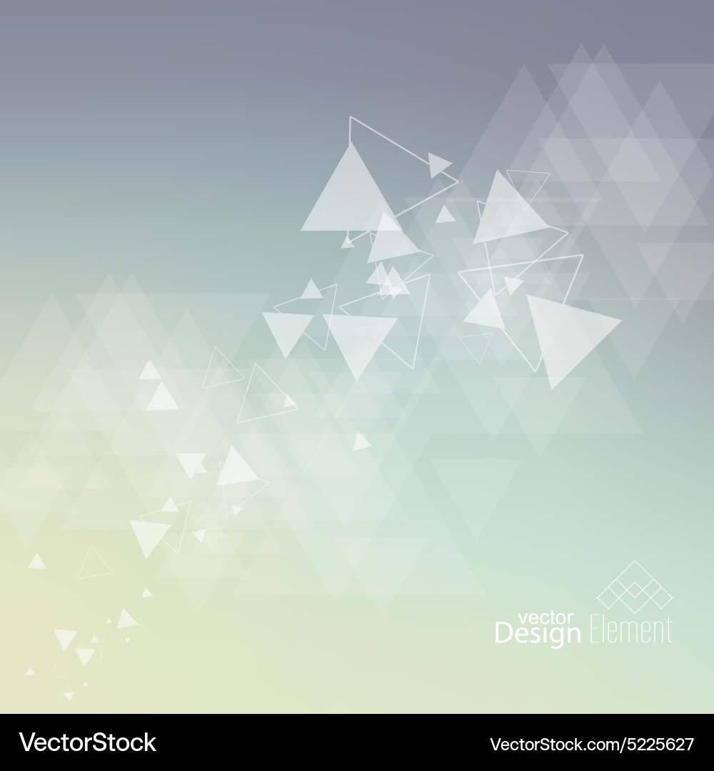 Dynamic Abstract Triangle Background Vector Image