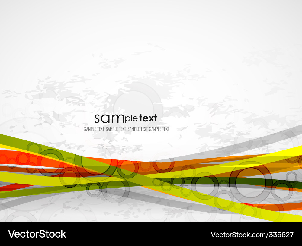 Dynamic Color Wave Background Vector Image