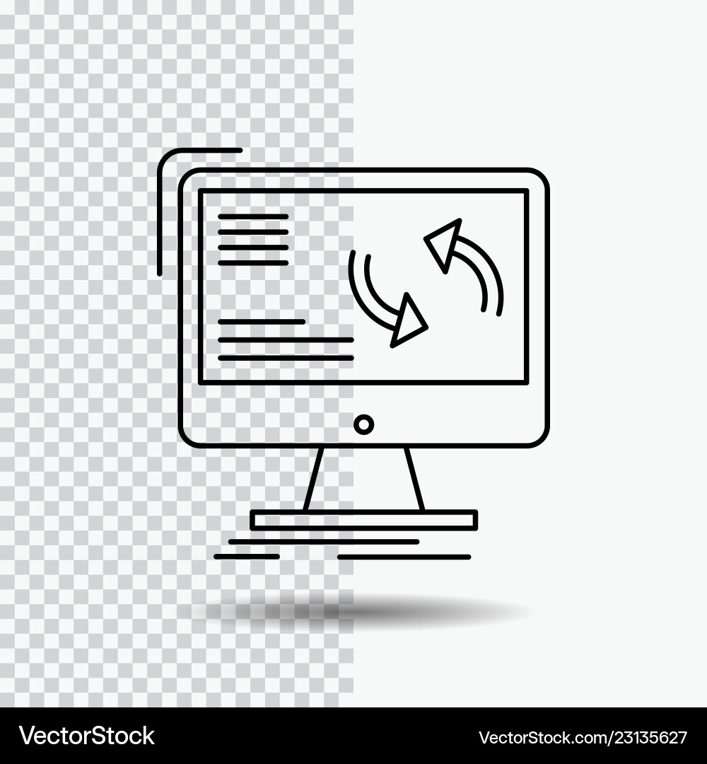 Synchronization sync information data computer Synchronization sync information data computer Vector Image
