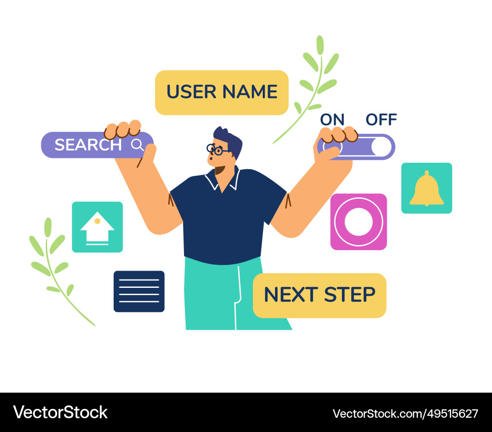 Web and app development programmer engineering Web and app development programmer engineering Vector Image