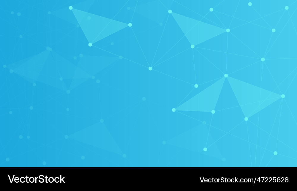 Abstract polygonal with dots and lines connection Abstract polygonal with dots and lines connection Vector Image