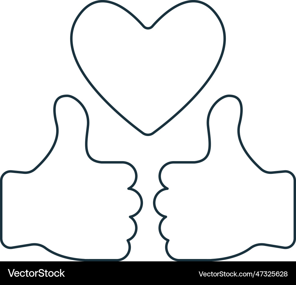 Commitment icon monochrome simple sign from Commitment icon monochrome simple sign from Vector Image