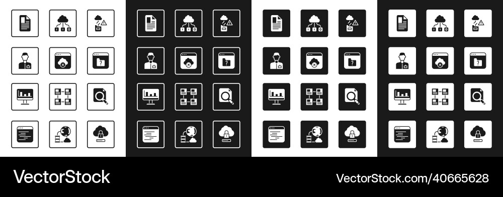 Set cloud technology data transfer failed access Set cloud technology data transfer failed access Vector Image