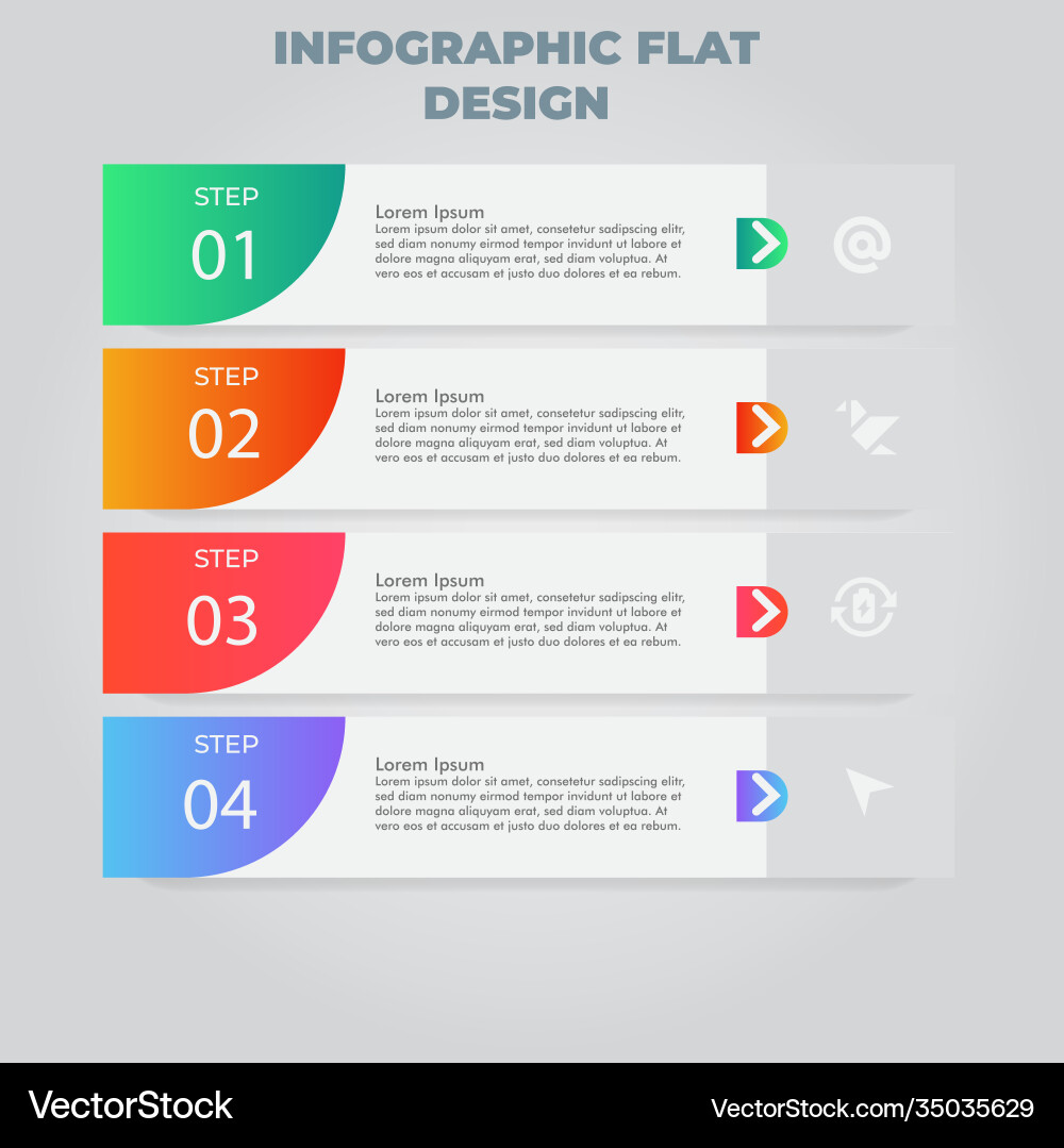 Business data visualization process chart Business data visualization process chart Vector Image