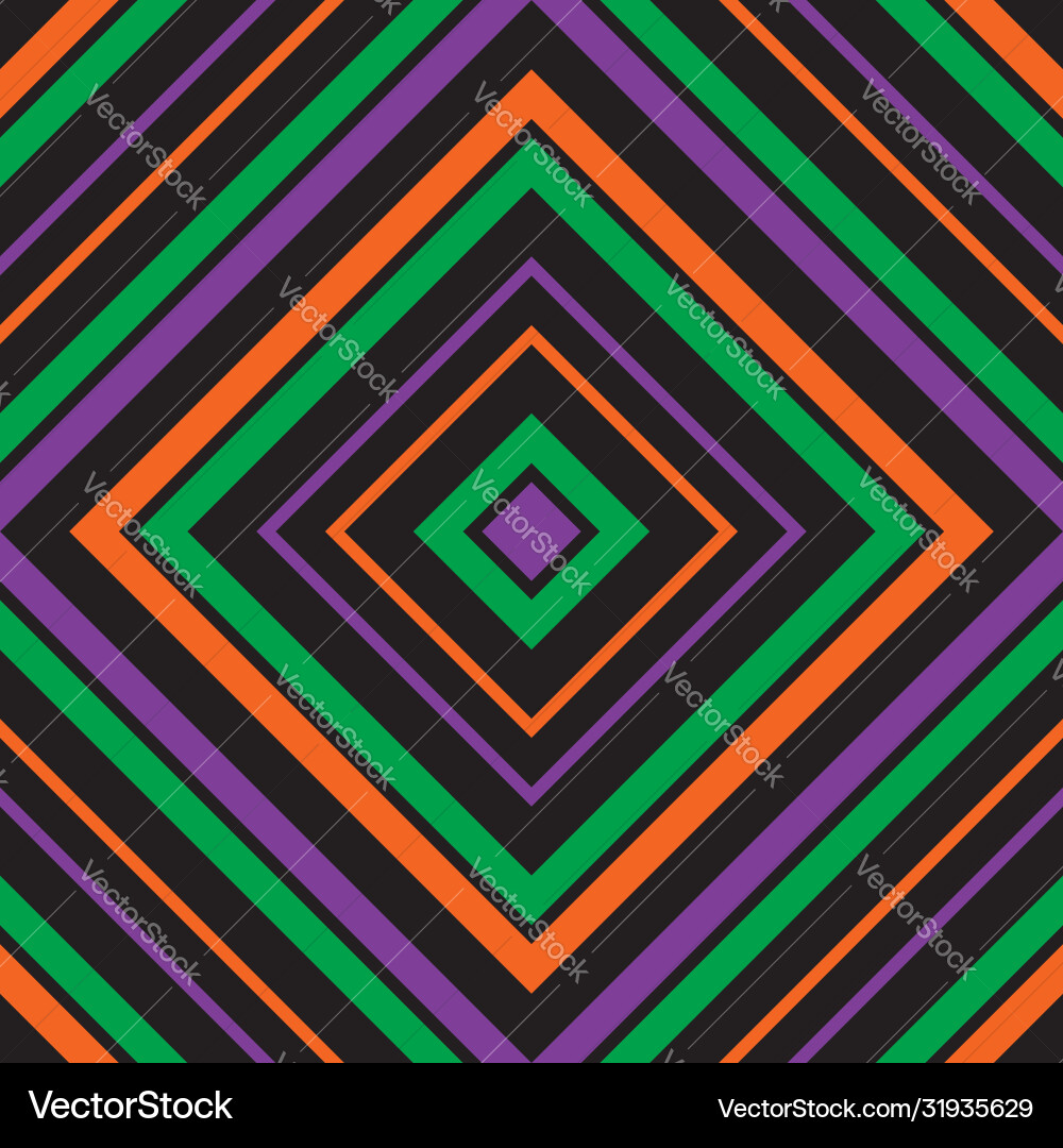 Rainbow argyle diagonal stripes seamless pattern Rainbow argyle diagonal stripes seamless pattern Vector Image