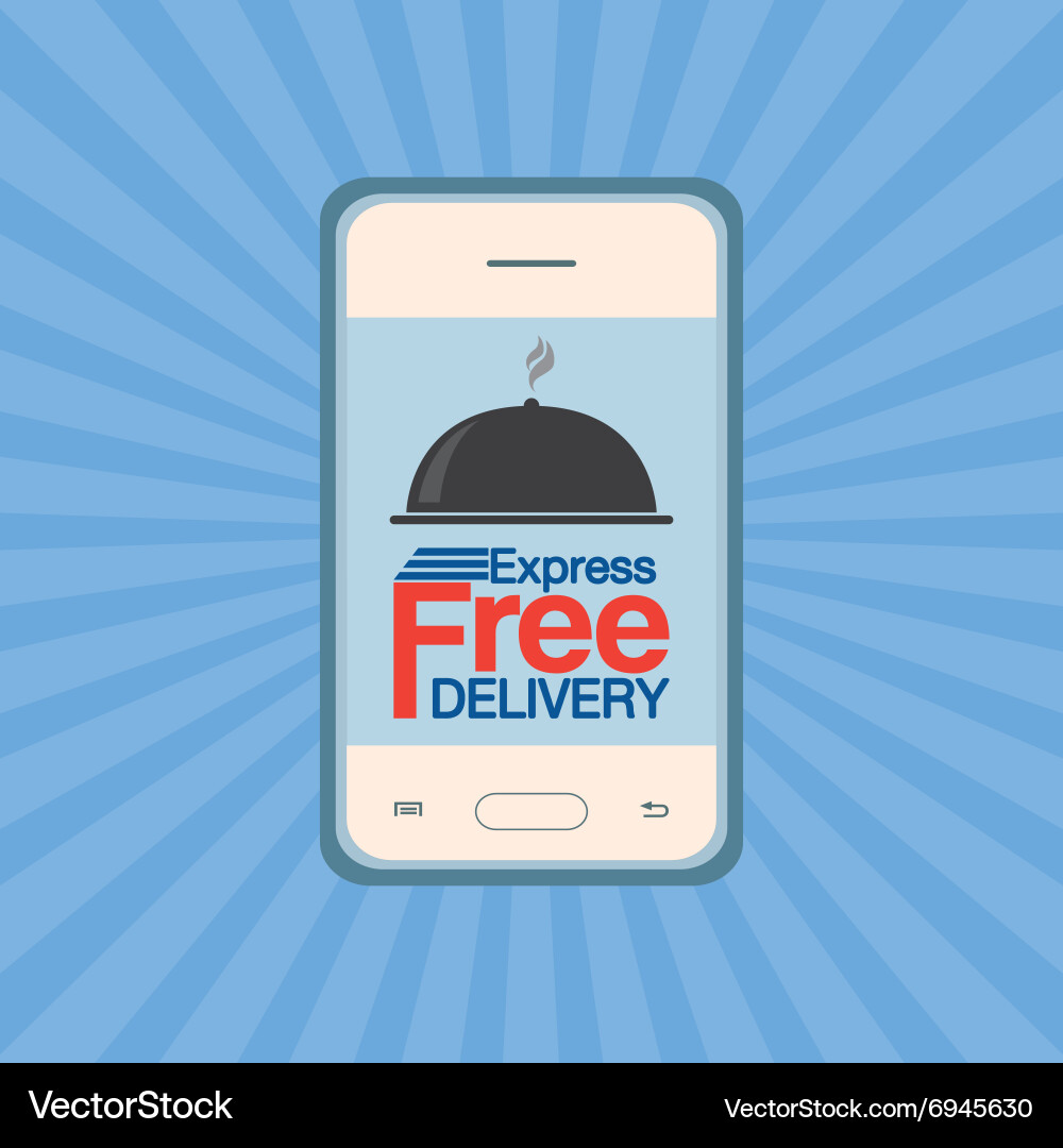 Delivery object label Vector Image
