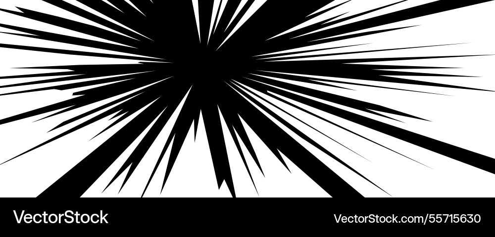 Dynamic black and white burst pattern Dynamic black and white burst pattern vector image