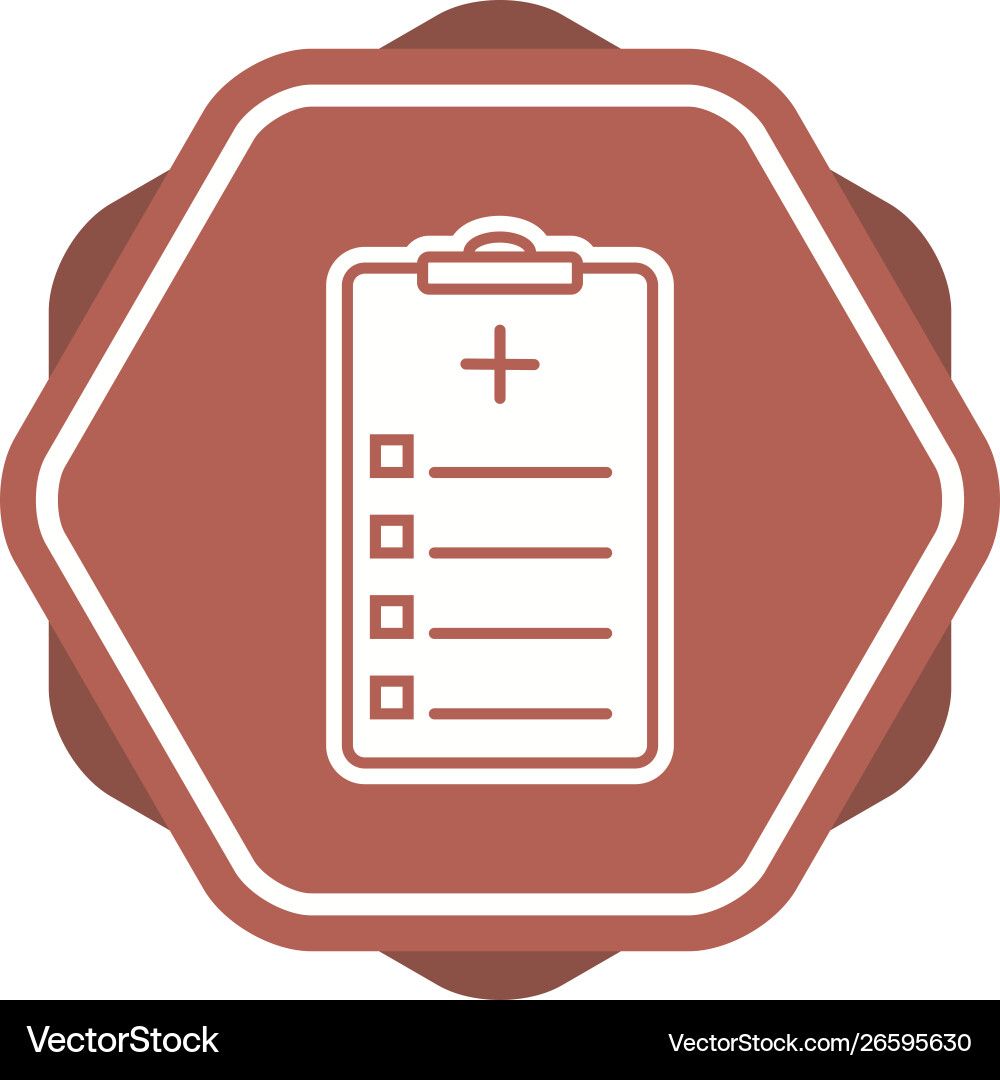 Medical chart filled with multi color background Vector Image