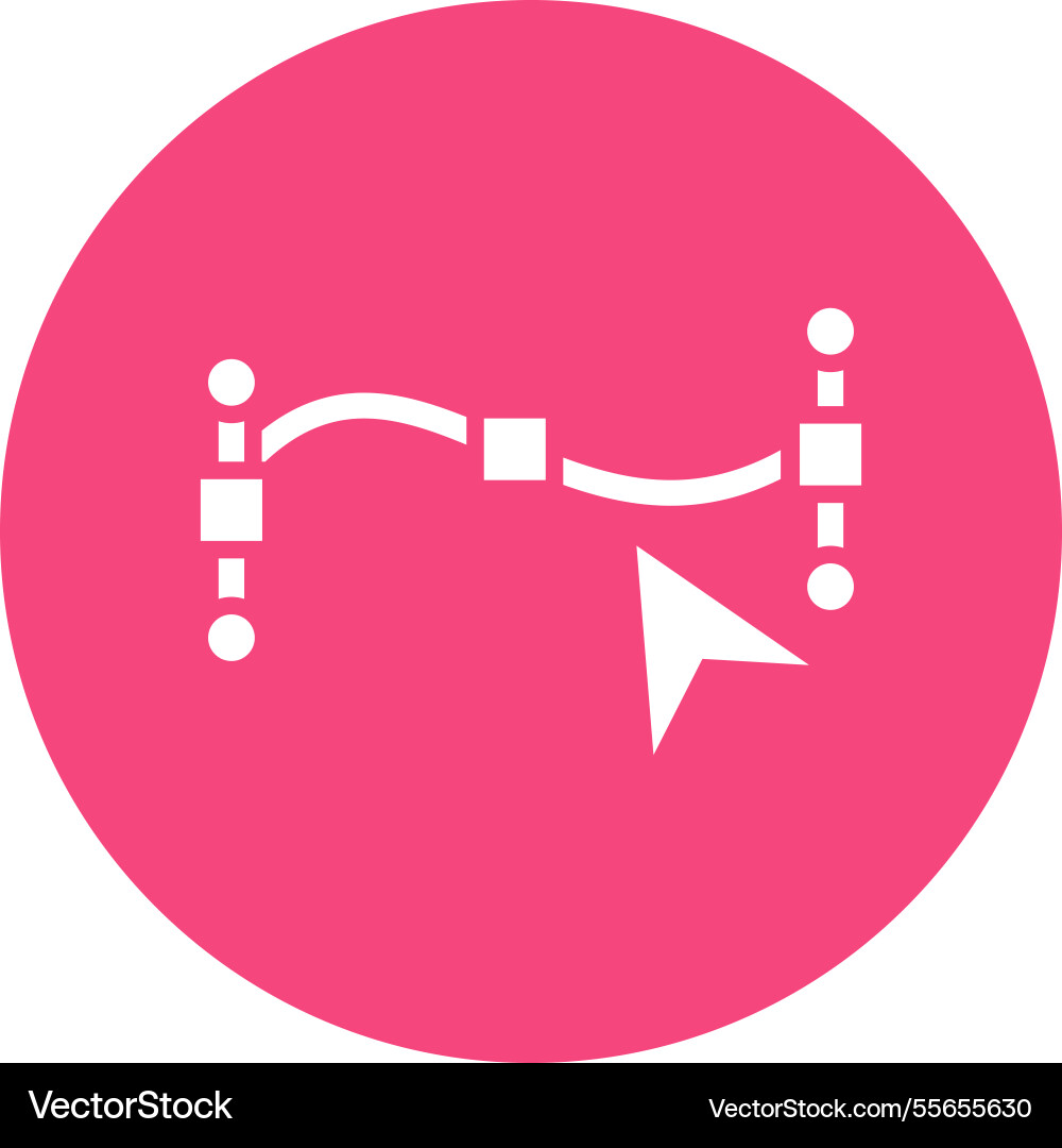 Path point icon design Vector Image
