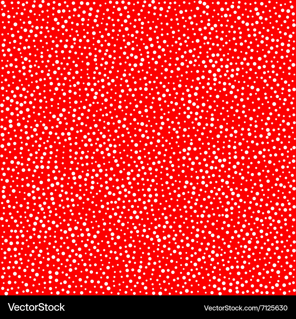 Red Dot Pattern on White Background Vector Image