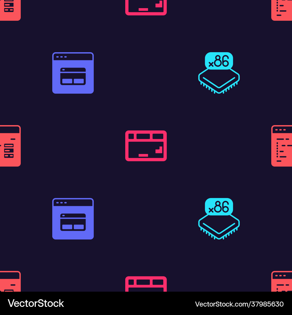 Set processor with microcircuits cpu search Set processor with microcircuits cpu search Vector Image