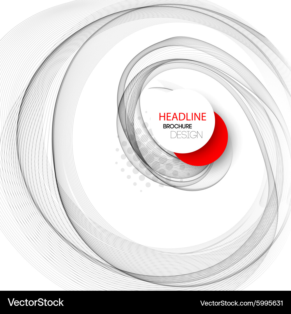 Smooth abstract waves Vector Image