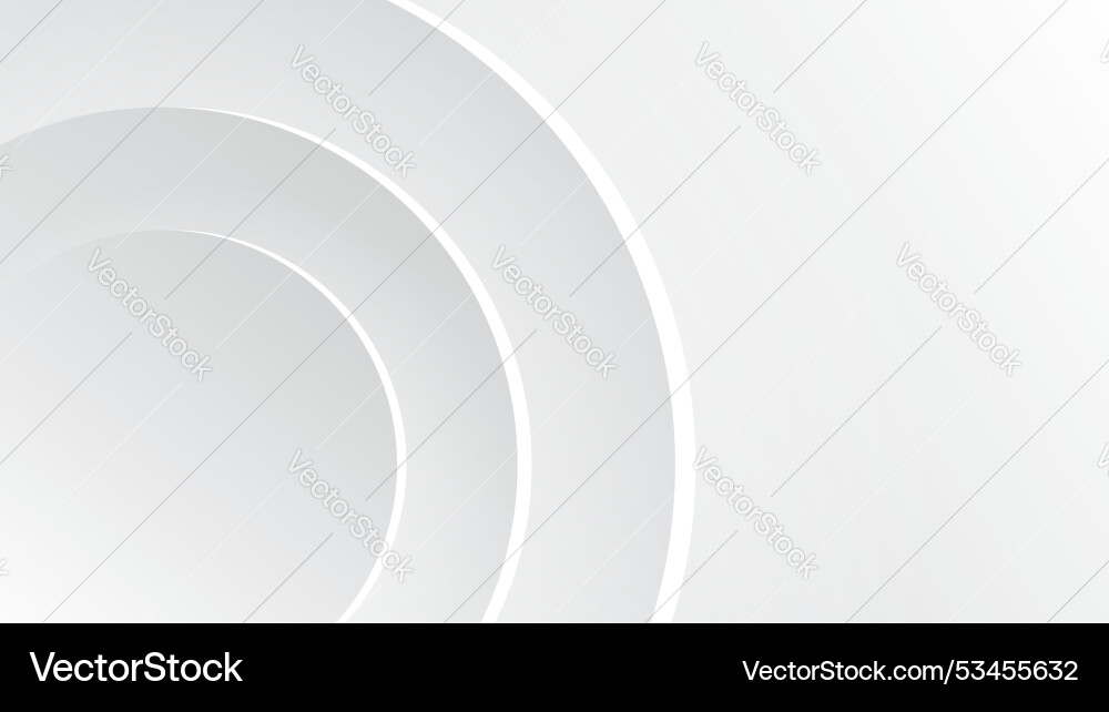 Elegant white background with circle pattern Vector Image