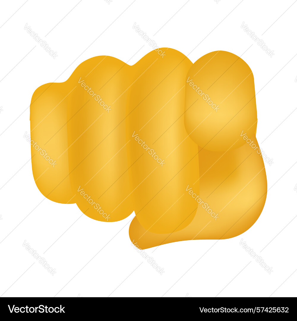 Index pointing at the viewer emoji Index pointing at the viewer emoji Vector Image