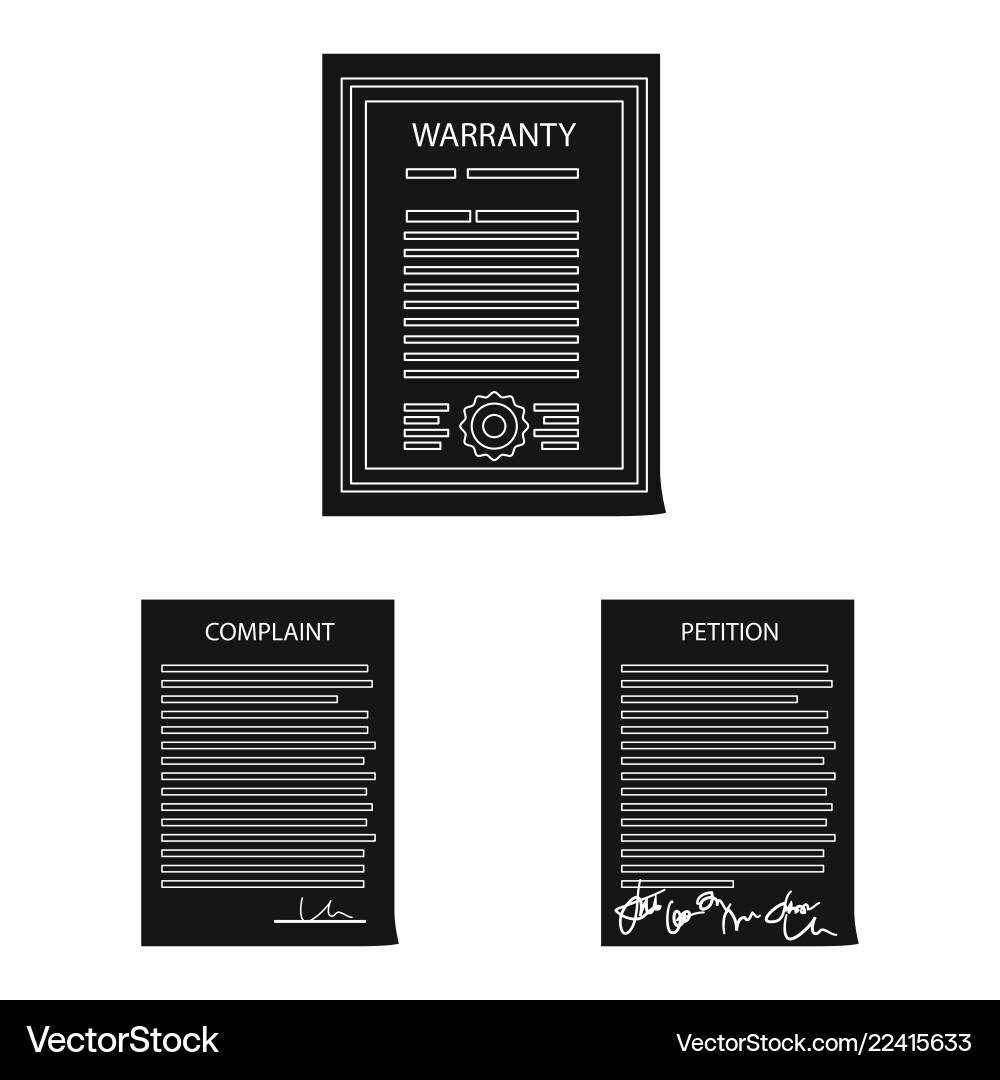 Design of form and document sign Design of form and document sign Vector Image