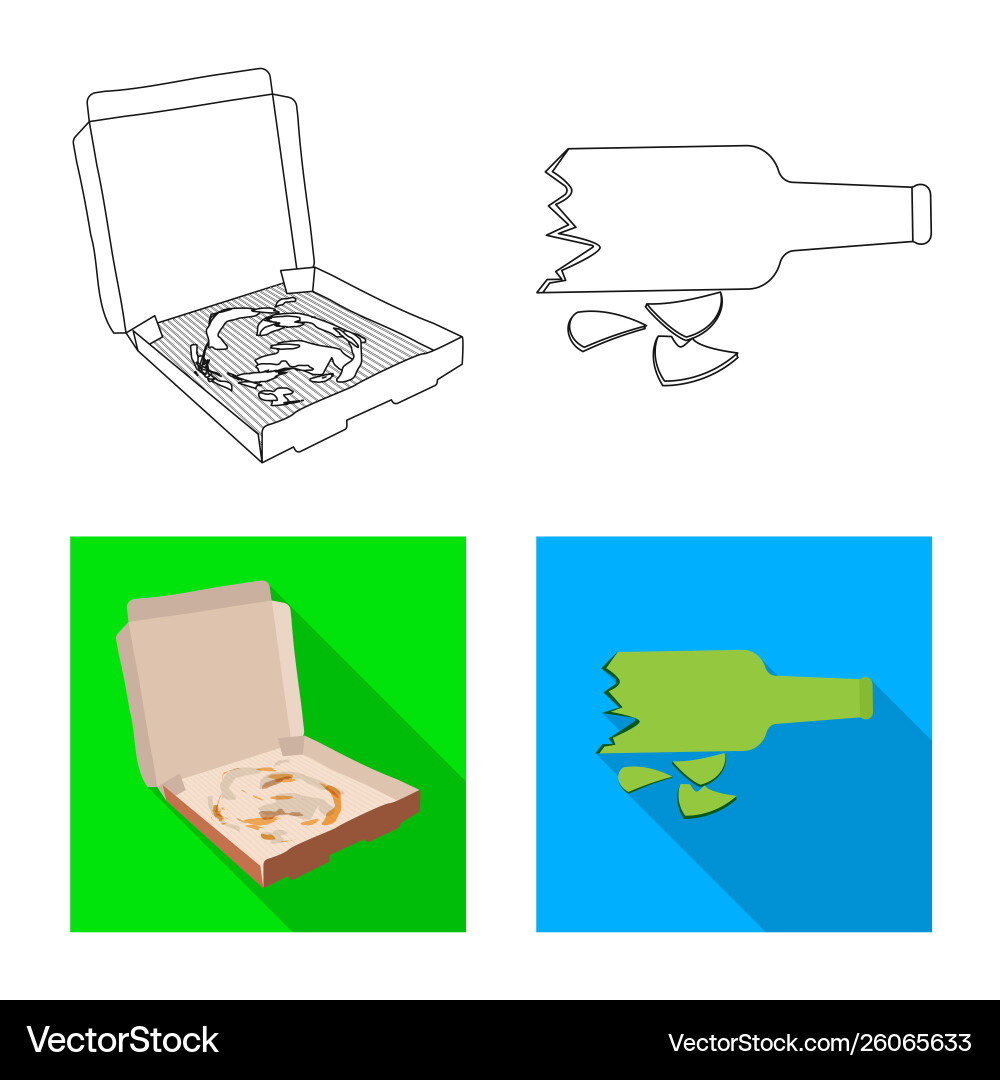 Dump and sort symbol Vector Image
